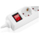 Сетевой фильтр питания REAL-EL RS-6 Protect M 5m, white (EL122300035)