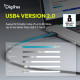 Дата кабель USB-C to USB-C 0.5m USB4 2.0 80G 240W 16K silicone black Digitus (AK-300350-005-S)