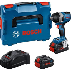 Bosch Гайковерт ударний GDS 18V-750C 18В 2x8А·год до 3000об·хв 270/380/750Нм квадрат 1/2" ЗП GAL1880CV кейс Bluetooth 1.7кг (0.601.9L9.002)