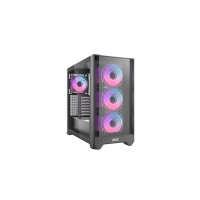2E Gaming Корпус Dominator Pro G2302W, без БЖ 2xUSB3.0, 1xUSBType-C, 4x120мм ARGB, VGA 380мм, LCS ready, контролер з пультом, TG Side Panel, TG/Mesh Front panel, ATX, чорний (2E-G2302B)