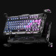 GravaStar Клавіатура механічна GravaStar K1 Pro 80keys, GravaStar x Kailh Speedy Mint, BT/WL/USB, cyberpunk (GSK1PRO_CBLK)