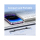 Переходник Lightning to 3.5mm 0.1m cotton braided aluminum gray Vention (BMBHA)
