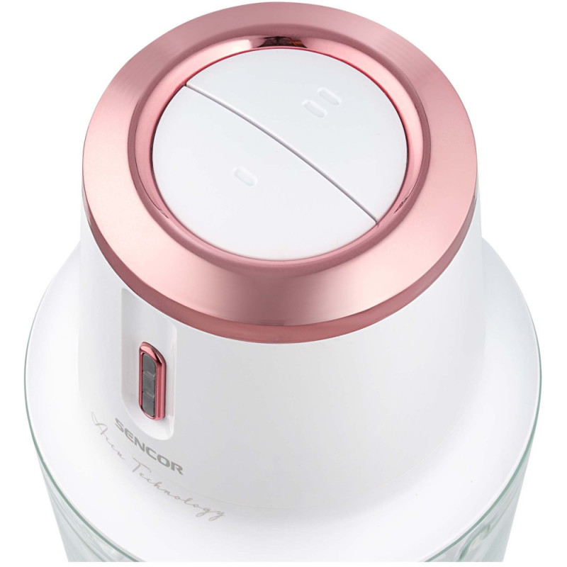 Sencor Подрібнювач Accu technology, 200Вт, чаша-500мл, скло, безпровідний, USB-C, білий