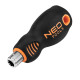 Neo Tools 2 in 1 stubby screwdriver set 2pcs (04-201)