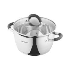 ARDESTO Casserole Gemini, glass lid, 3.2 l, stainless steel (AR1932GS)