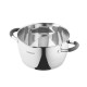 ARDESTO Casserole Gemini, glass lid, 3.2 l, stainless steel (AR1932GS)