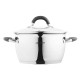 ARDESTO Casserole Gemini, glass lid, 3.2 l, stainless steel (AR1932GS)