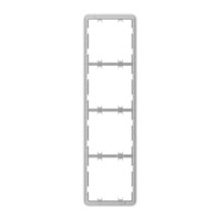 Ajax Frame 4 seats for LightSwitch Vertical 4-section switch frame (000046133)