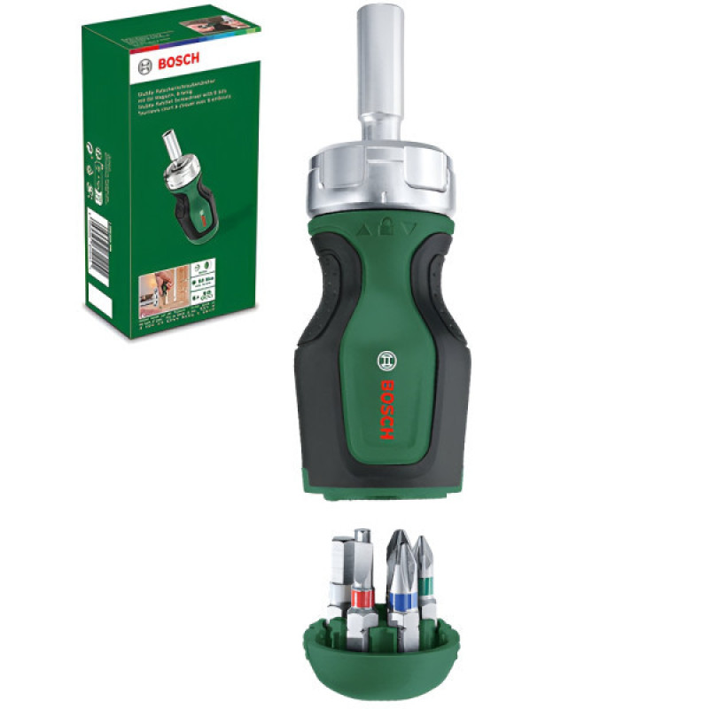 Bosch Отвертка с храповиком 6 насадок (1.600.A02.7PK)