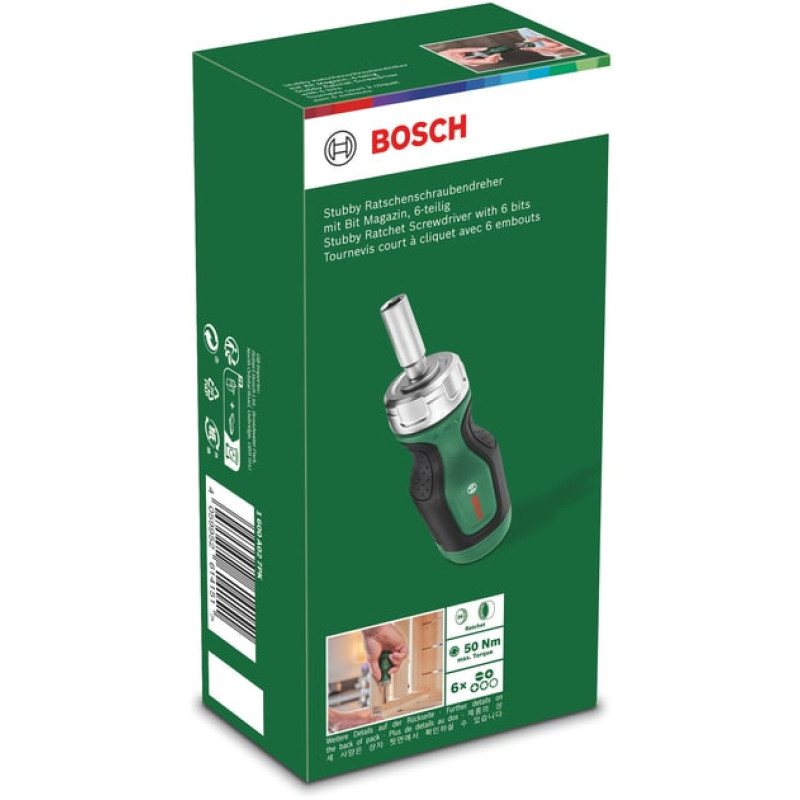 Bosch Отвертка с храповиком 6 насадок (1.600.A02.7PK)