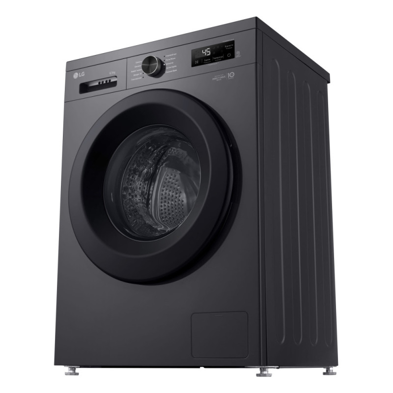 LG Стиральная машина, фронтальная, 6.5 кг, A+++, антрацит (F2Y1WS6J)
