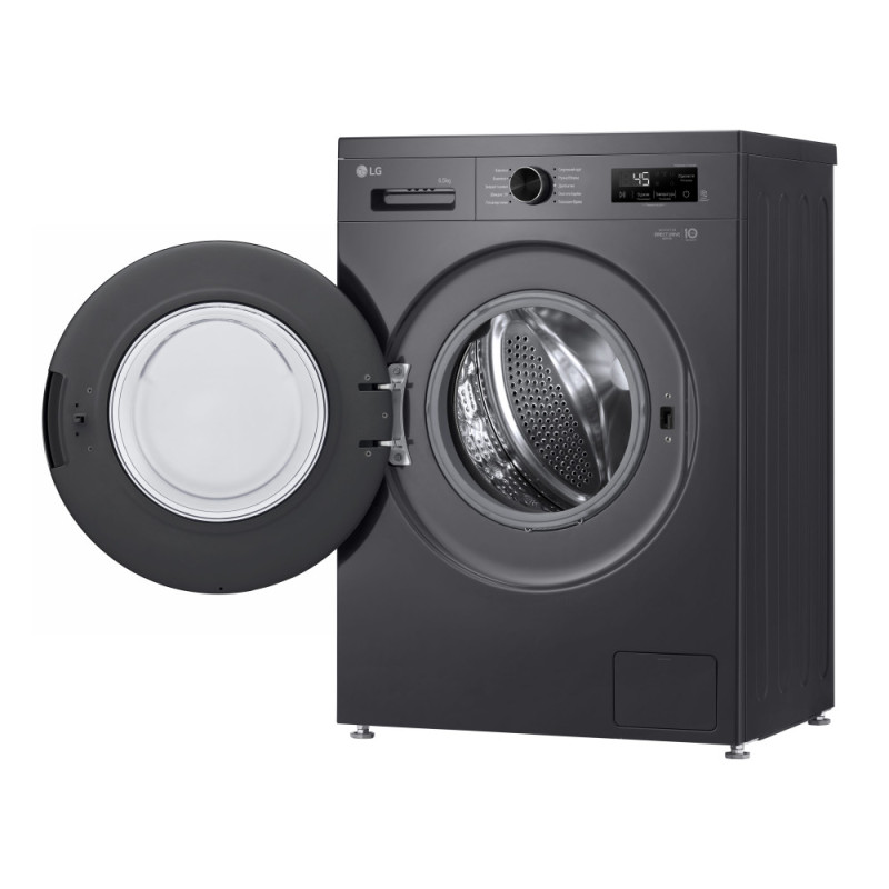 LG Стиральная машина, фронтальная, 6.5 кг, A+++, антрацит (F2Y1WS6J)