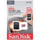 Карта памяти SanDisk 128GB microSD class 10 UHS-I A1 Ultra (SDSQUAB-128G-GN6IA)