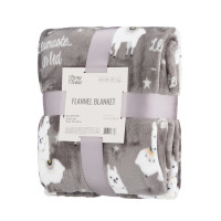 ARDESTO Flannel blanket, 160x200 cm, llama, 100% polyester (ART0114PB)