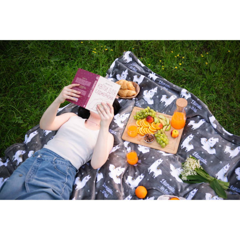 ARDESTO Flannel blanket, 160x200 cm, llama, 100% polyester (ART0114PB)
