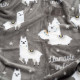 ARDESTO Flannel blanket, 160x200 cm, llama, 100% polyester (ART0114PB)