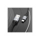 Дата кабель USB 2.0 AM to USB-C 1.0m 3A nylon X102 black HOCO (6942007608770)