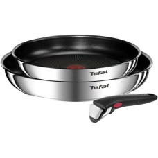 Tefal Cookware set Ingenio Emotion, replaceable handle, 3items, stainless steel, bakelite (L897S374)