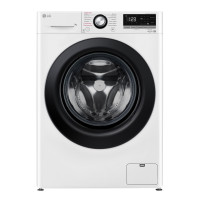 LG Стиральная машина фронтальная, 9кг, 1400, A+++, 57см, дисплей, пар, инвертор, белый (F4V3VS6WW)