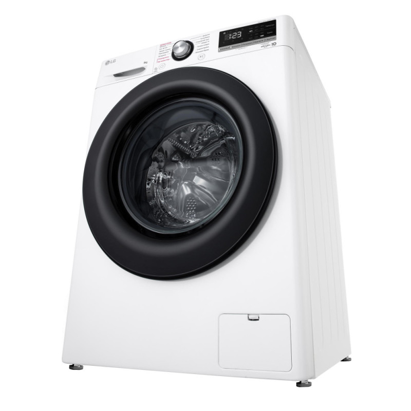 LG Стиральная машина фронтальная, 9кг, 1400, A+++, 57см, дисплей, пар, инвертор, белый (F4V3VS6WW)