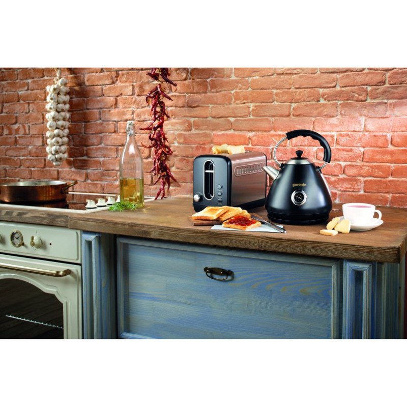Gorenje kettle Gorenje, 1.7L, plastic, black (K17CLBK)