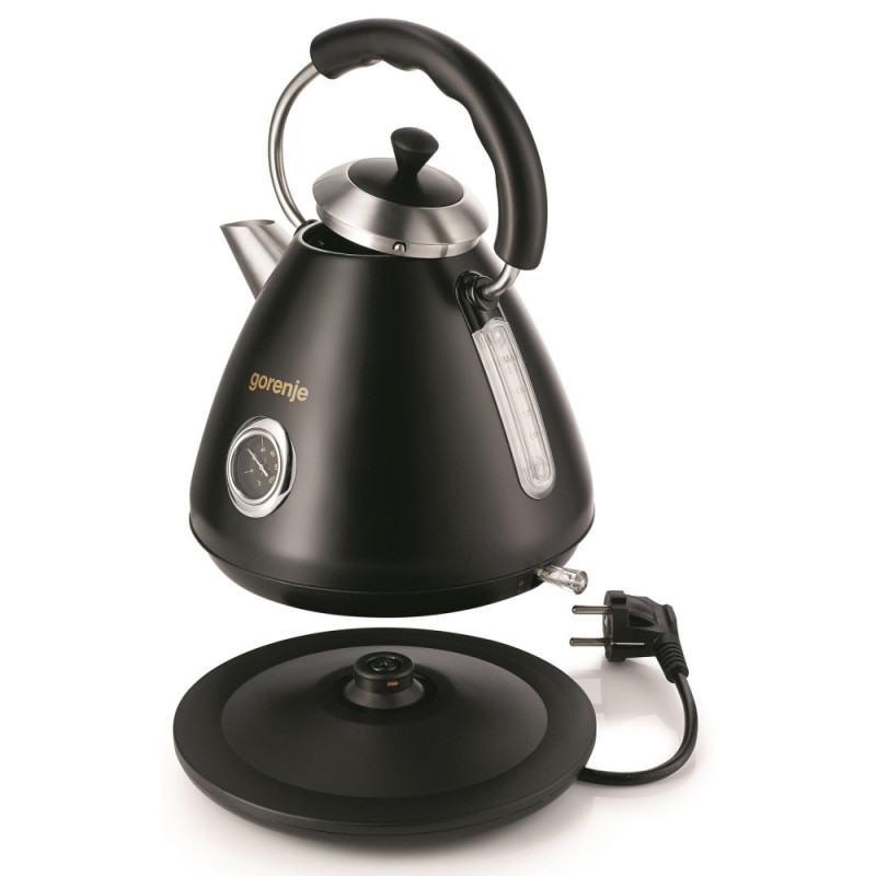 Gorenje kettle Gorenje, 1.7L, plastic, black (K17CLBK)