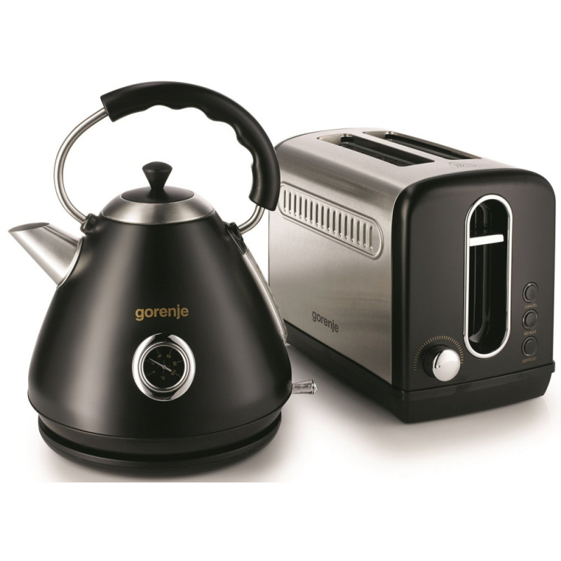 Gorenje kettle Gorenje, 1.7L, plastic, black (K17CLBK)
