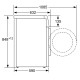Siemens Стиральная машина фронтальная, 10кг WM16XDH1UA