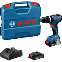 Bosch Шуруповерт-дрель аккумуляторная GSB 18V-65 18В 2х2А·час 31·65Нм 0-2100об·мин ЗП GAL18V-20 кейс 1.12кг (0.601.9N3.100)