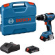 Bosch сordless screwdriver-drill GSB 18V-65 18V 2x2A h 31 65 Nm 0-2100 rpm ZP GAL18V-20 case 1.12 kg (0.601.9N3.100)