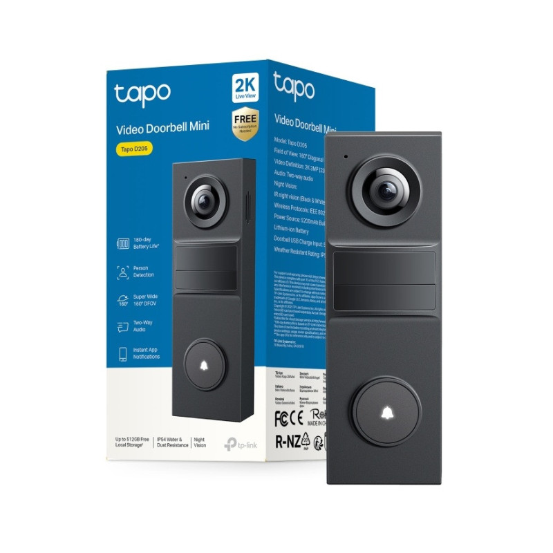 TP-Link Умный видеозвонок Tapo D205 (TAPO-D205)