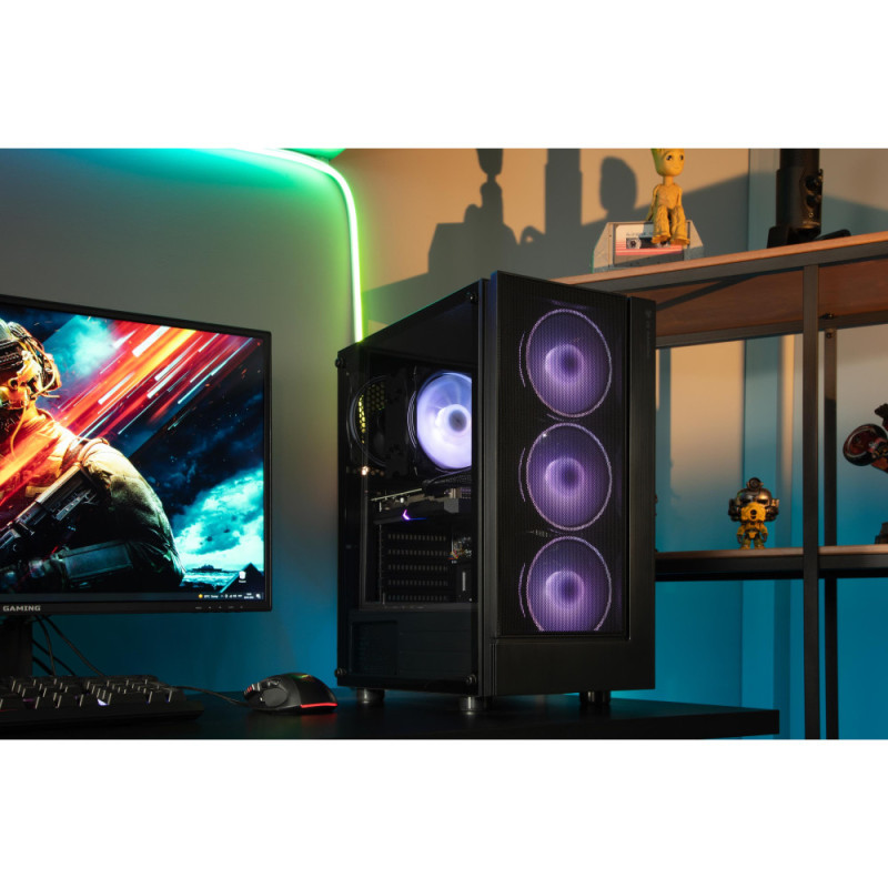 2E 2E PC Complex Gaming AMD R5-5600, 16Gb, F1TB, NVD4060TI-8, B550, G3301, 700W, FreeDos (2E-9783)
