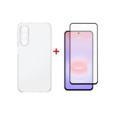 Чехол для мобильного телефона Dengos TPU Cover + Glass Samsung Galaxy A37 Transparent (DG-KM-197)