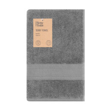 ARDESTO Terry towel SuperSoft 70х140cm, 100% cotton, grey (ART2270SLP)