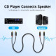 Кабель мультимедийный 2xRCA M to 2xRCA M 1.0m black Vention (VAB-R06-B100)