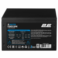 2E PSU Master Power (550W), >80%, 80+ White, 120mm, 1xMB 24pin(20+4), 1xCPU 8pin(4+4), 3xMolex, 5xSATA, 2xPCIe 8pin(6+2) (2E-MP550-120APFC)