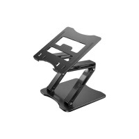 Подставка для ноутбука RTAKO RS-CP75D 3-Level ROTATING Black (6930539537286)