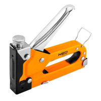 Neo Tools Stapler, 4-14mm, staple type J, staple insertion adjustment (16-032)