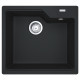 Franke Kitchen Sink Urban fragranite, rectang., no drainboard, 560х500х230mm, bowl - 1, over-mounted, onyx (114.0701.786)