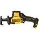 DeWALT Пила шабельна акумуляторна 18В XR Li-lon безщіткова 0-2800ход/хв 16мм кейс 1.43кг без АКБ та ЗП (DCS369NT)