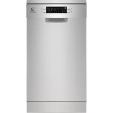 Electrolux Electrolux dishwasher, 10sets, E, 45cm, display, invertor, 3 basket, inox (ESS64321SX)