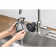 Electrolux Electrolux dishwasher, 10sets, E, 45cm, display, invertor, 3 basket, inox (ESS64321SX)