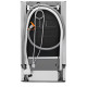 Electrolux Electrolux dishwasher, 10sets, E, 45cm, display, invertor, 3 basket, inox (ESS64321SX)