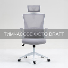 2E Крісло 2E OC130, тканина, підйомні підлокітники, підголівник, сірий (2E-OC130-GREY)