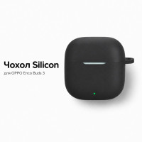 Чехол для наушников BeCover Silicon для OPPO Enco Buds 3 Black (715908)
