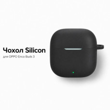 Чехол для наушников BeCover Silicon для OPPO Enco Buds 3 Black (715908)