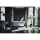 Deante Shower set Silia with bathtub mixer, hand shower, handle - concealed, titanium (BQS_D18P)