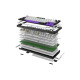 Клавиатура Hator Hellyberry HK75 Mechanical Linear RGB USB UA White/Violet (HK75)
