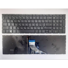 Клавиатура ноутбука HP Pavilion 15-DA; 250/255 G7 черная,подсв (A46126)