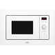Hansa Microwave oven built-in, 20L, electrical control, 800W, grill, display, button opening, white (AMM20BEWH)